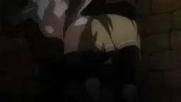 Nahaufnahme eines weinenden Hentai-Mädchens mit geschlossenen Augen und Rotz auf dem Gesicht