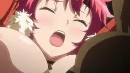 Magierin mit pinken Haaren wird überwältigt, Mund offen, Ketten, Kerker